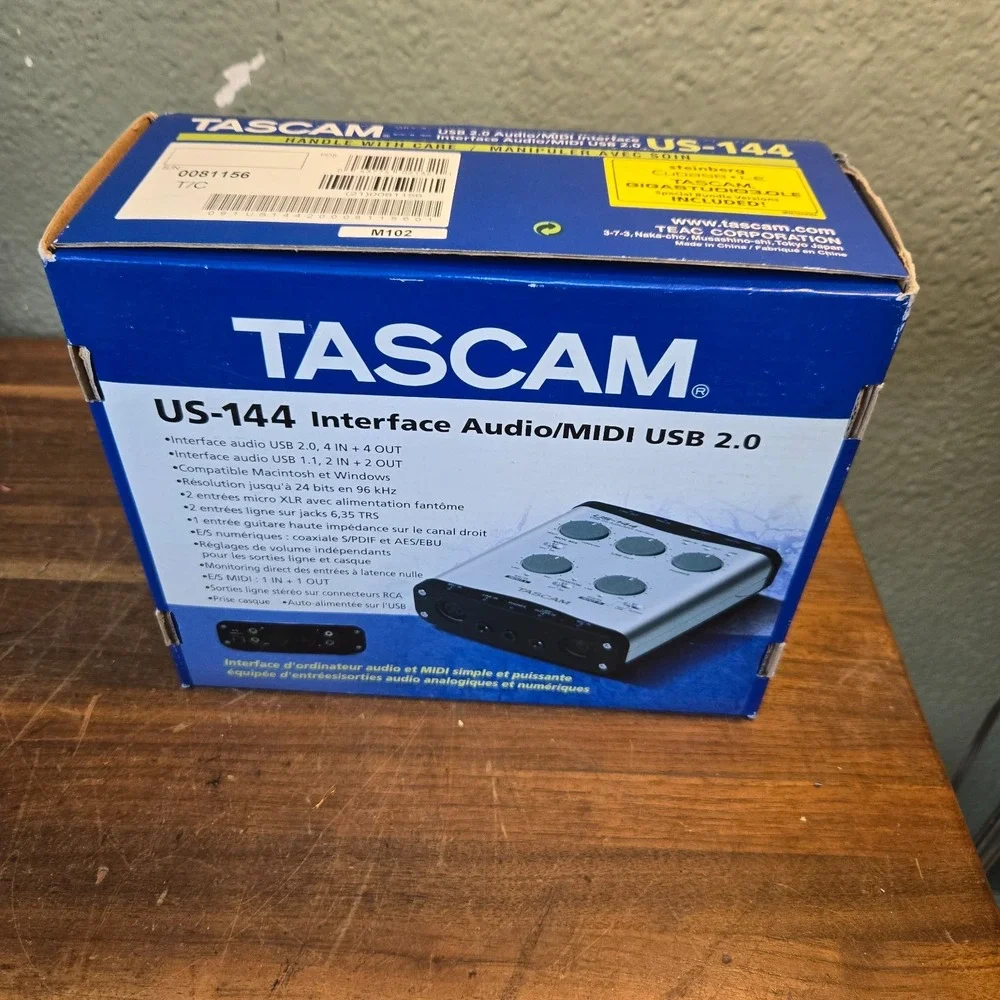 Tascam US-144MKII USB Audio Interface US-144